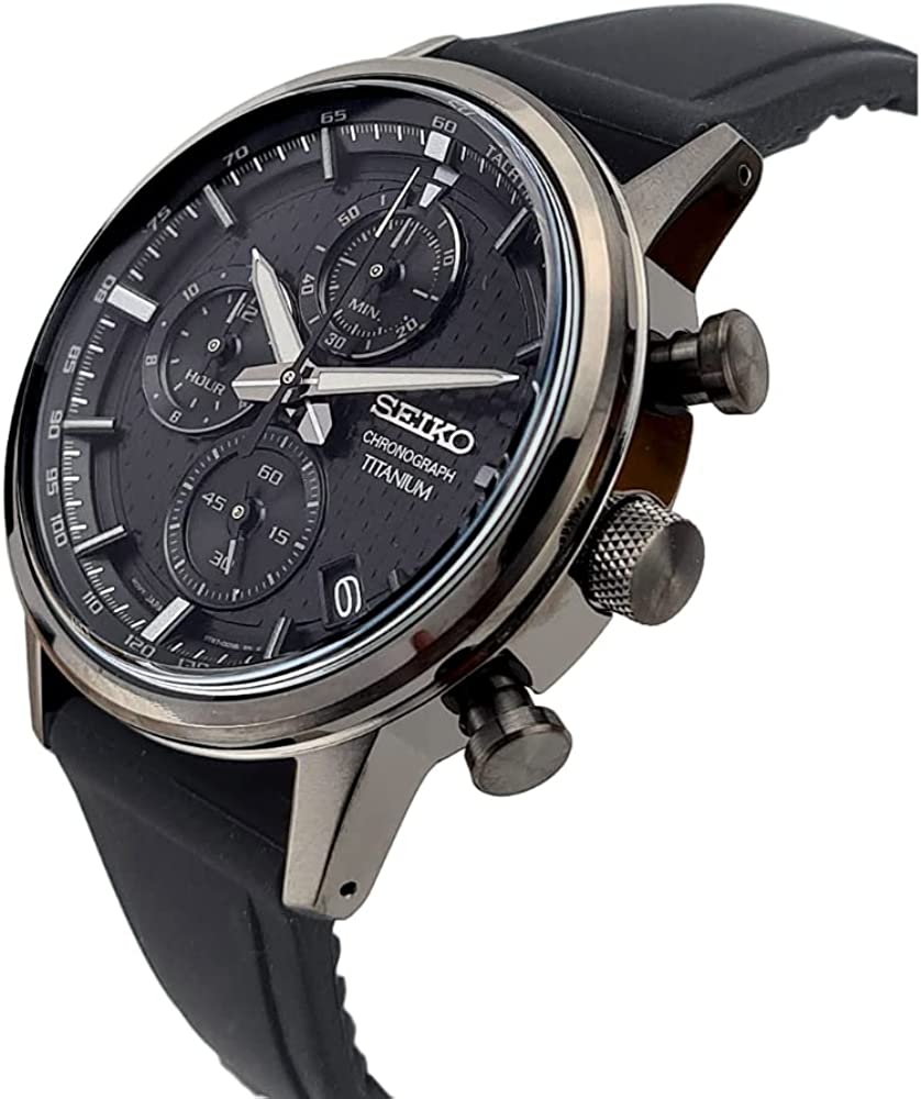 Seiko Titanium Chronograph Men's Watch | SSB393P1 | TIME Watches