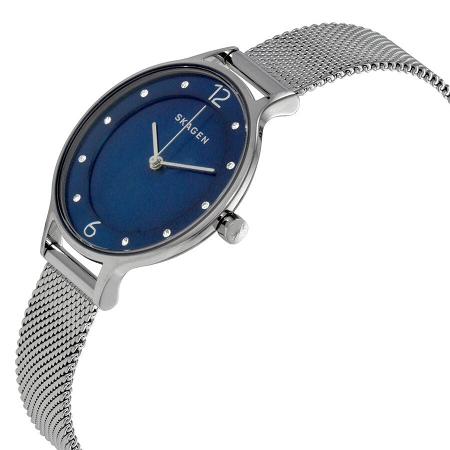 Skagen Anita Silver/Steel Round Stainless Steel Mesh Women's Watch - SKW2307 | Time Watch Specialists