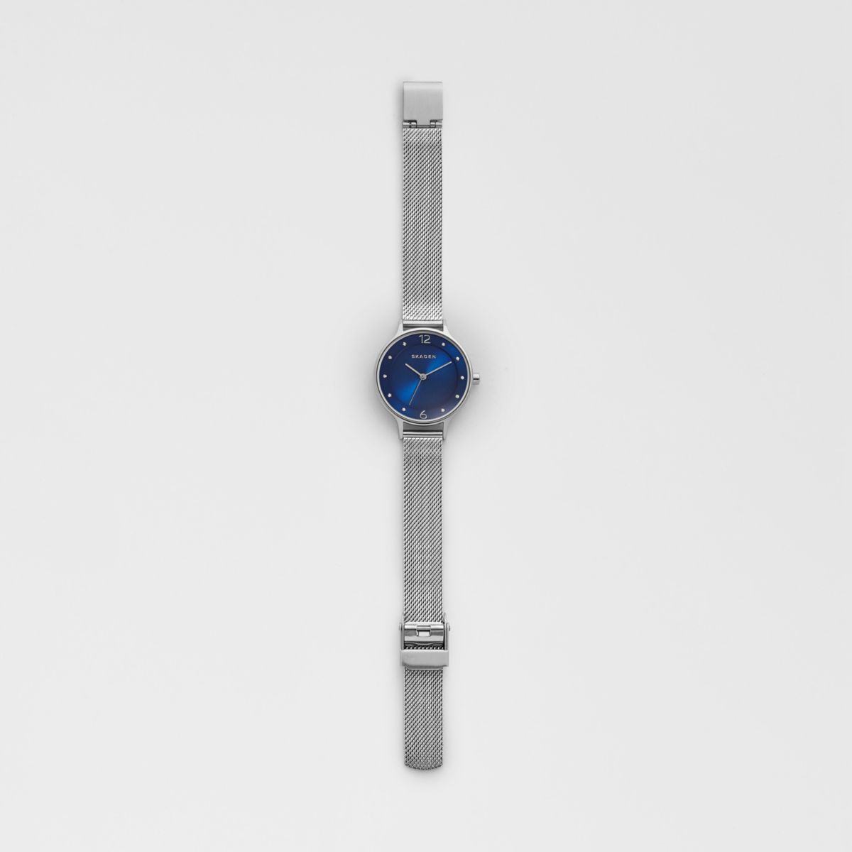 Skagen Anita Silver/Steel Round Stainless Steel Mesh Women's Watch - SKW2307 | Time Watch Specialists