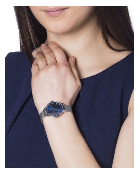 Skagen Anita Silver/Steel Round Stainless Steel Mesh Women's Watch - SKW2307 | Time Watch Specialists