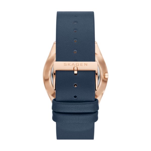 Skagen Grenen Solar - Powered Ocean Blue Leather Men's Watch | SKW6834 | TIME Watches
