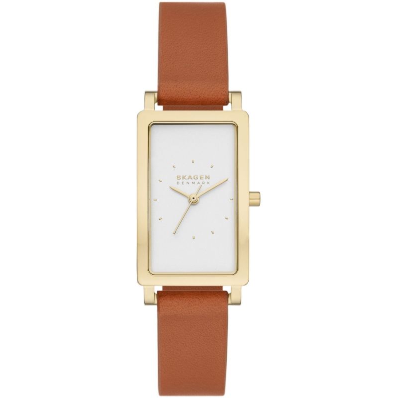 Skagen Hagen Brown Leather Woman's Watch | SKW3097 | Time Watch Specialists