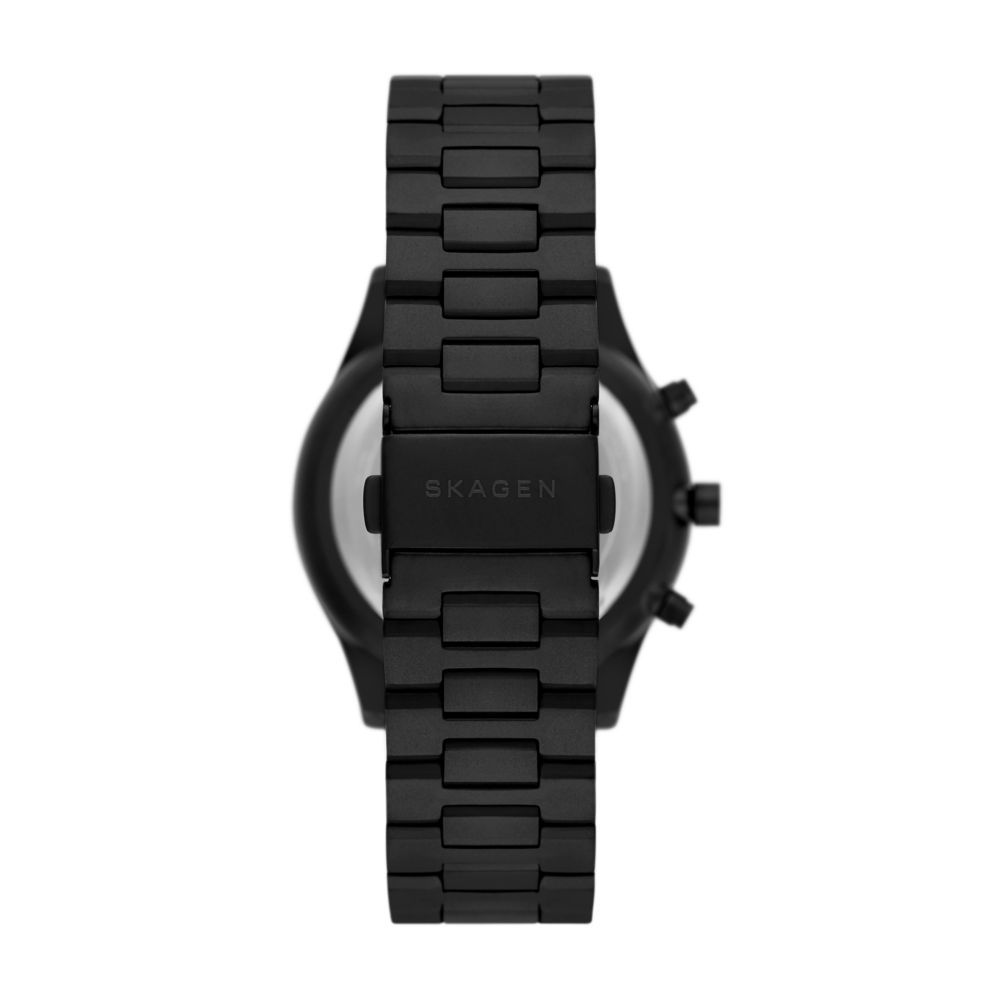Skagen Holst Chronograph, Black Stainless Steel Men's Watch | SKW6910 | Time Watch Specialists