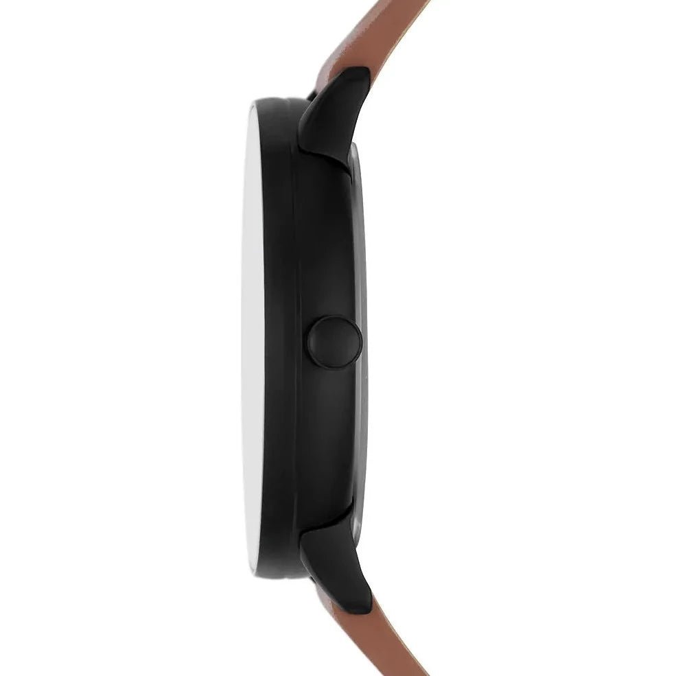 Skagen Riis Three - hand Medium Brown Leather Men's Watch | SKW6883 | TIME Watches