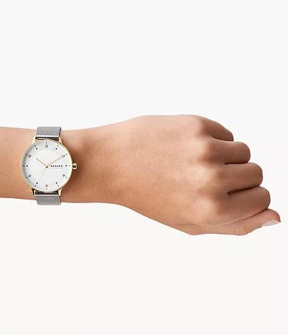 Skagen Riis Three-Hand Silver-Tone Woman's Watch | SKW2912 | Time Watch Specialists