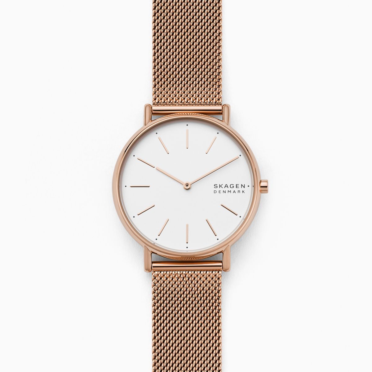 Skagen Signatur Rose Gold Round Stainless Steel Women's Watch - SKW2784 | Time Watch Specialists