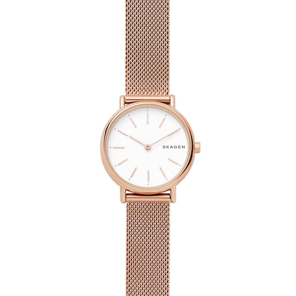 Skagen Signatur Rose Gold Round Women's Watch - SKW2694 | Time Watch Specialists