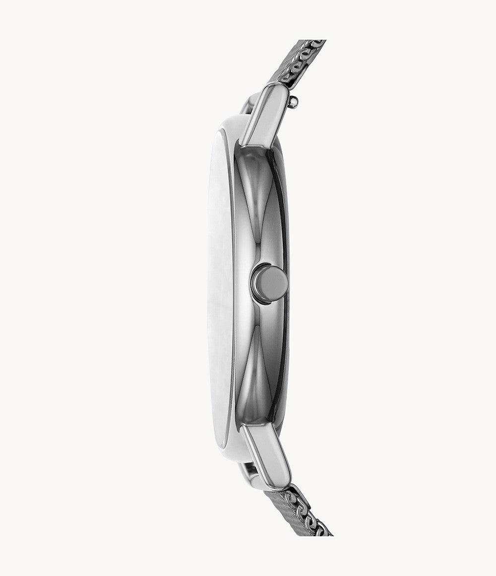 Skagen Signatur Three-Hand Gray Steel Mesh Men's Watch | SKW6577 | Time Watch Specialists