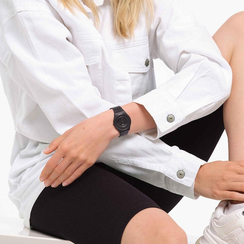 Swatch CARICIA NEGRA Watch SS09B100 | Time Watch Specialists