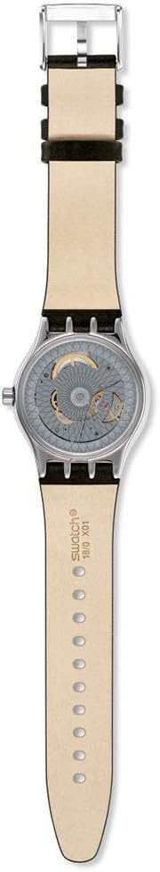 Swatch CLASSIC LINES Brown Strap Men's Watch | YIZ405 | Time Watch Specialists