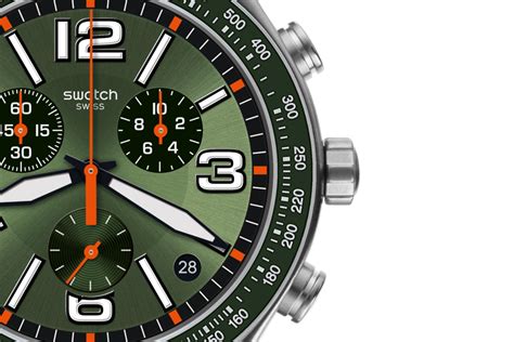 Swatch Forest Grid Chronograph Men's Watch - YVS462 | Time Watch Specialists