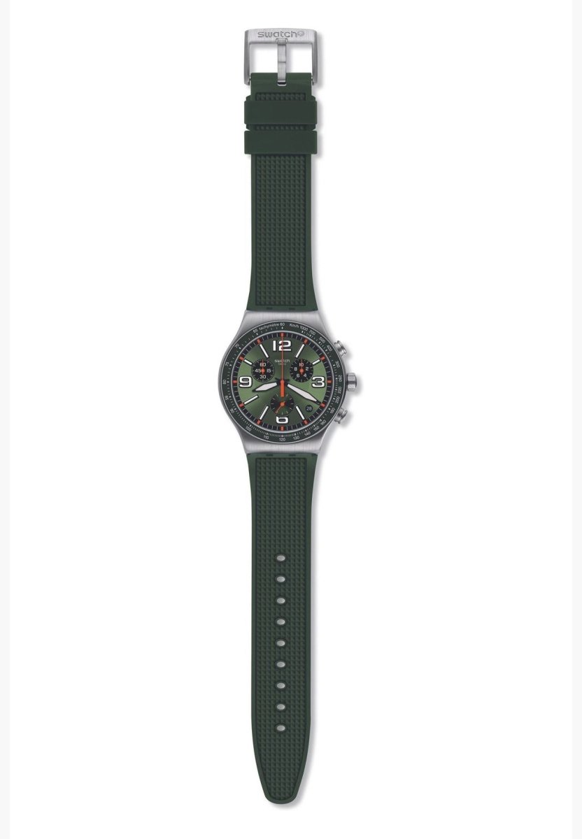 Swatch Forest Grid Chronograph Men's Watch - YVS462 | Time Watch Specialists