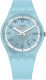 Swatch Lightblue Pay! Blue Woman's Watch | SVHS100-5300 | Time Watch Specialists