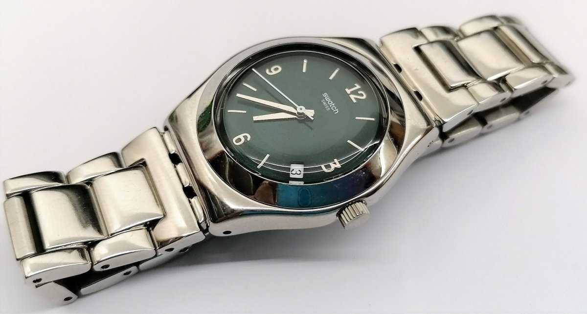 Swatch Middle Steel Women's Watch - YLS468G | Time Watch Specialists