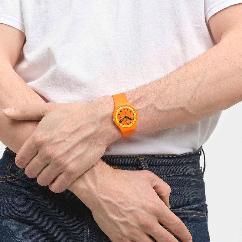 Swatch Proudly Orange Pride Unisex Watch | SO29O700 | Time Watch Specialists