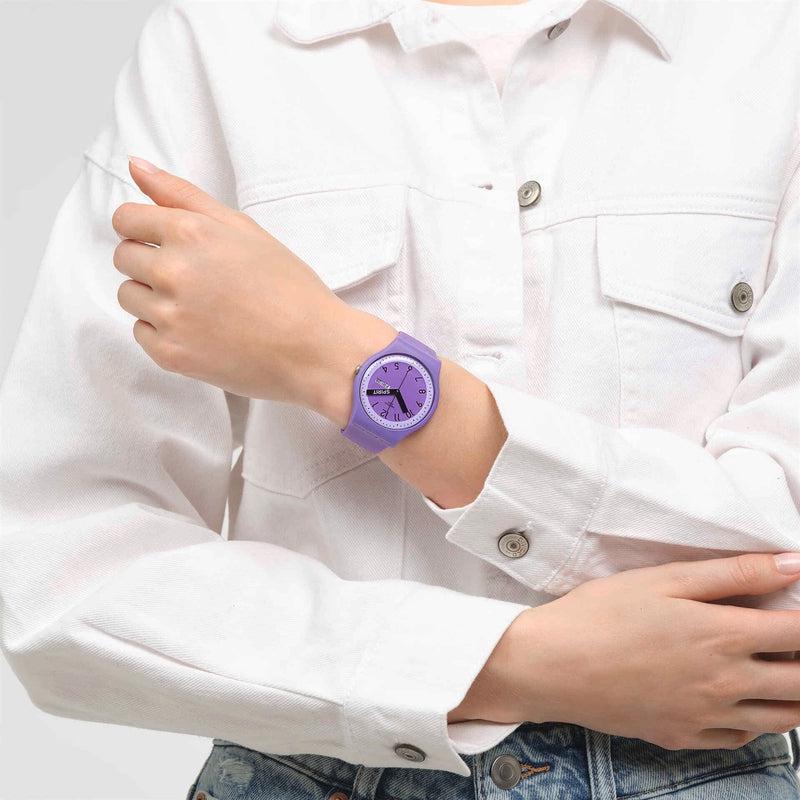Swatch Proudly Violet Unisex Watch | SO29V700 | Time Watch Specialists