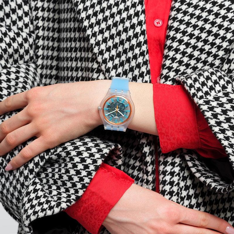Swatch SEA PAY! Unisex Watch | SVIK102-5300 | Time Watch Specialists