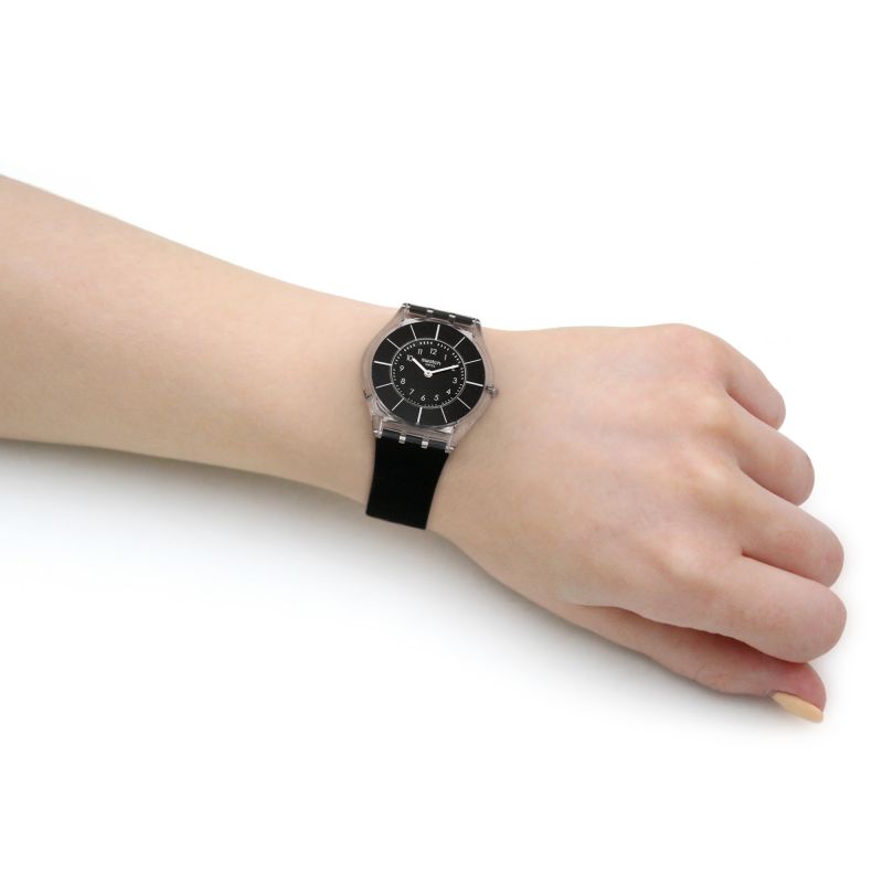 Swatch Skins Black Classiness Again Unisex Watch| SS08K103 | TIME Watches