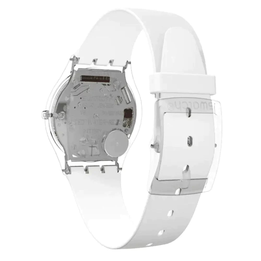 Swatch White Classiness Woman's Watch | SS08K102-S14 | Time Watch Specialists