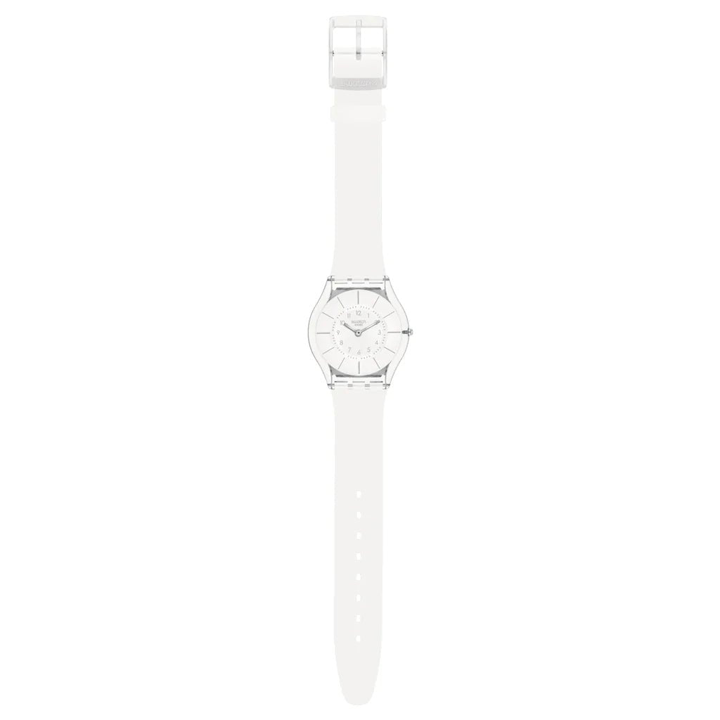 Swatch White Classiness Woman's Watch | SS08K102-S14 | Time Watch Specialists