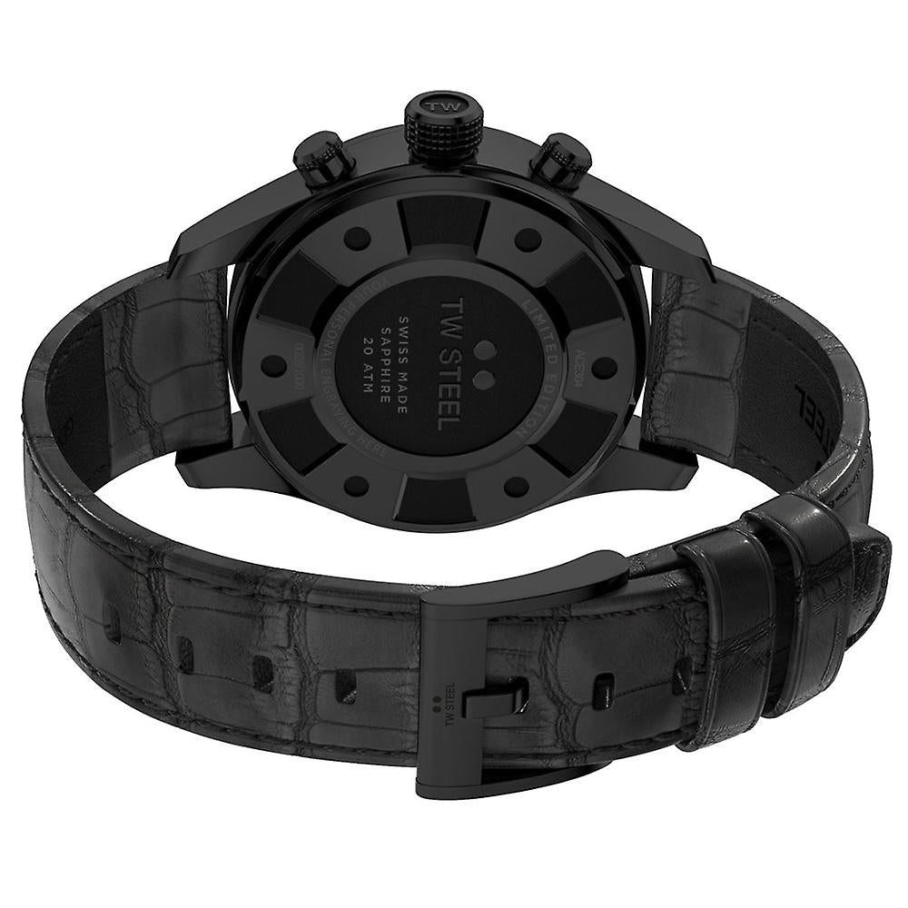 TW Steel ACE Aternus 45mm Black Chronograph Men's Watch - ACE304 | Time Watch Specialists