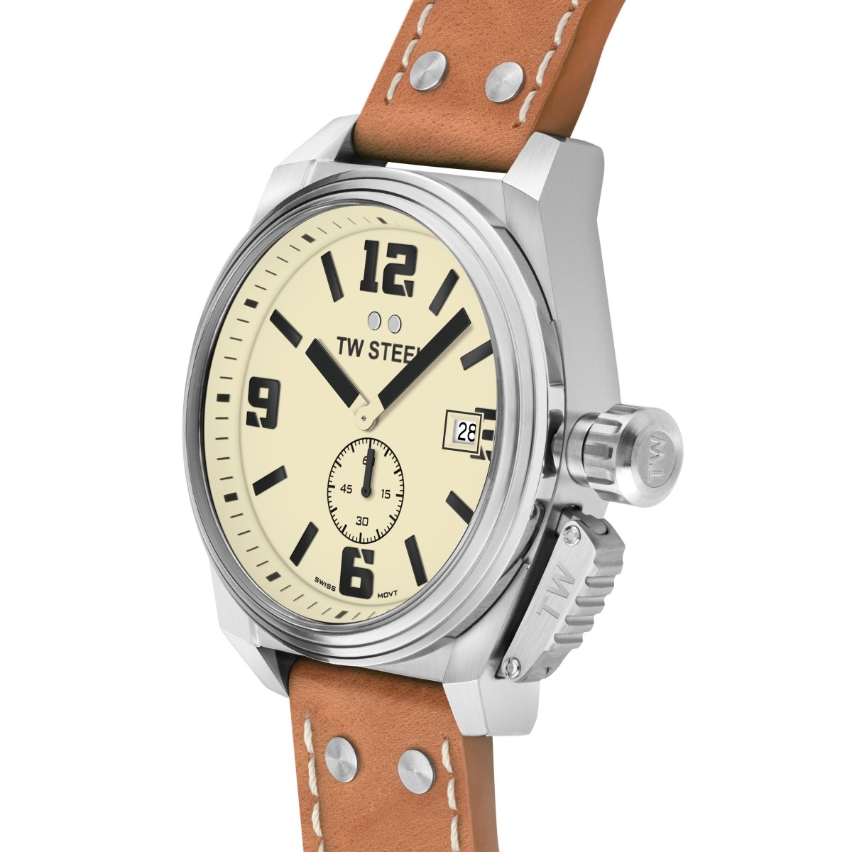 TW Steel Canteen Stainless Steel Men's Watch - TW1000 | Time Watch Specialists