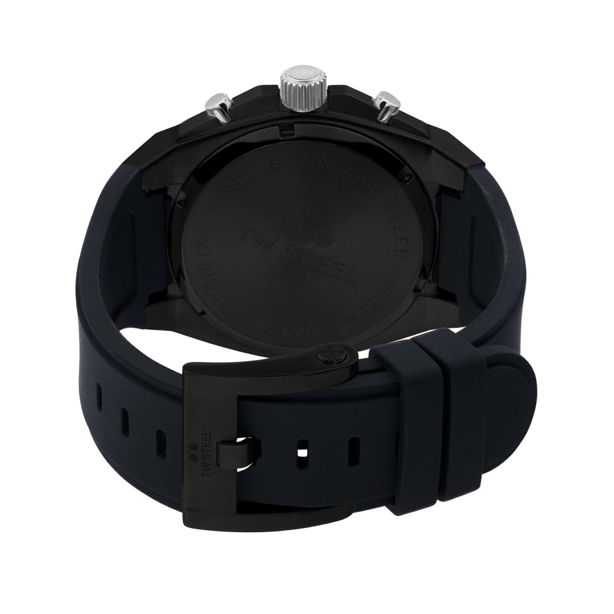 TW Steel CEO Tech | Black Dial | Black Rubber Strap Men's Watch - CE4102 | Time Watch Specialists
