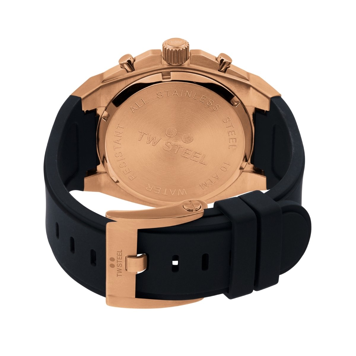 TW Steel CEO Tech | Black Dial | Black Rubber Strap Men's Watch - CE4103 | Time Watch Specialists