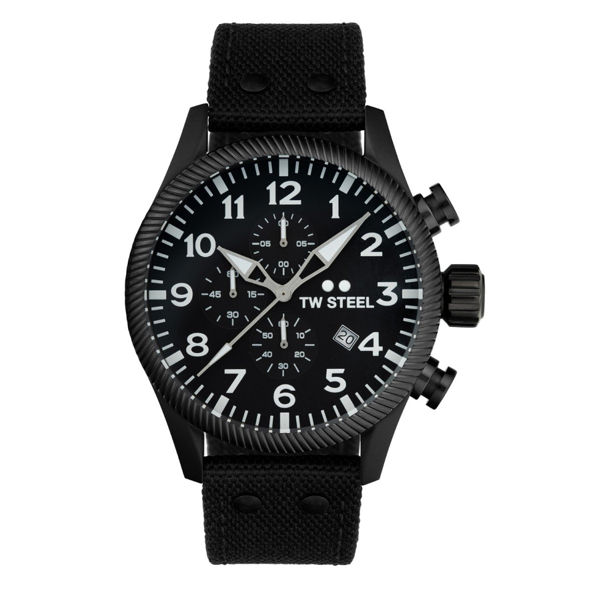 TW Steel Volante Black Chronograph Men's Watch | VS113 | Time Watch Specialists