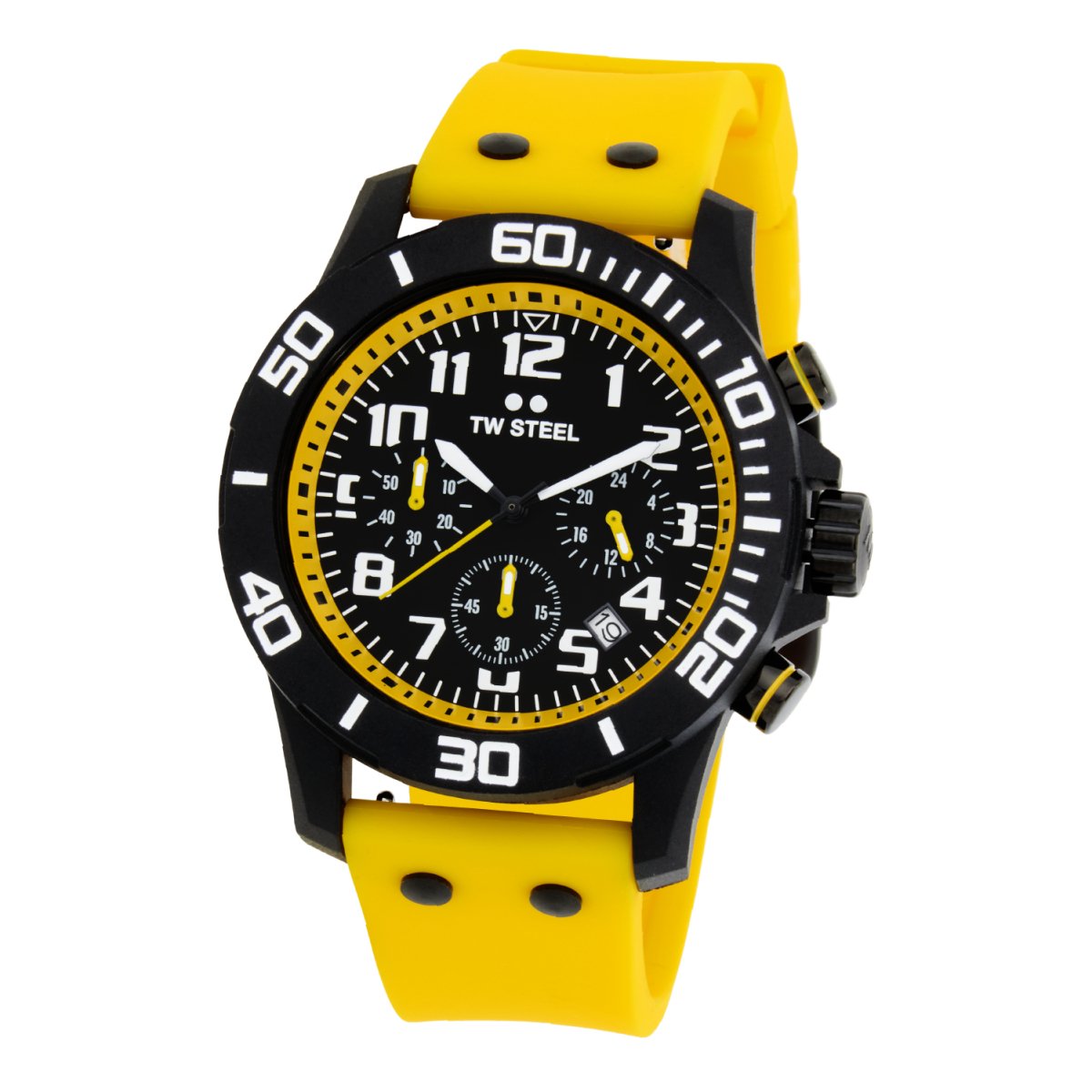 TW Steel Yellow & Black Carbon Men's Watch | CA3 | Time Watch Specialists