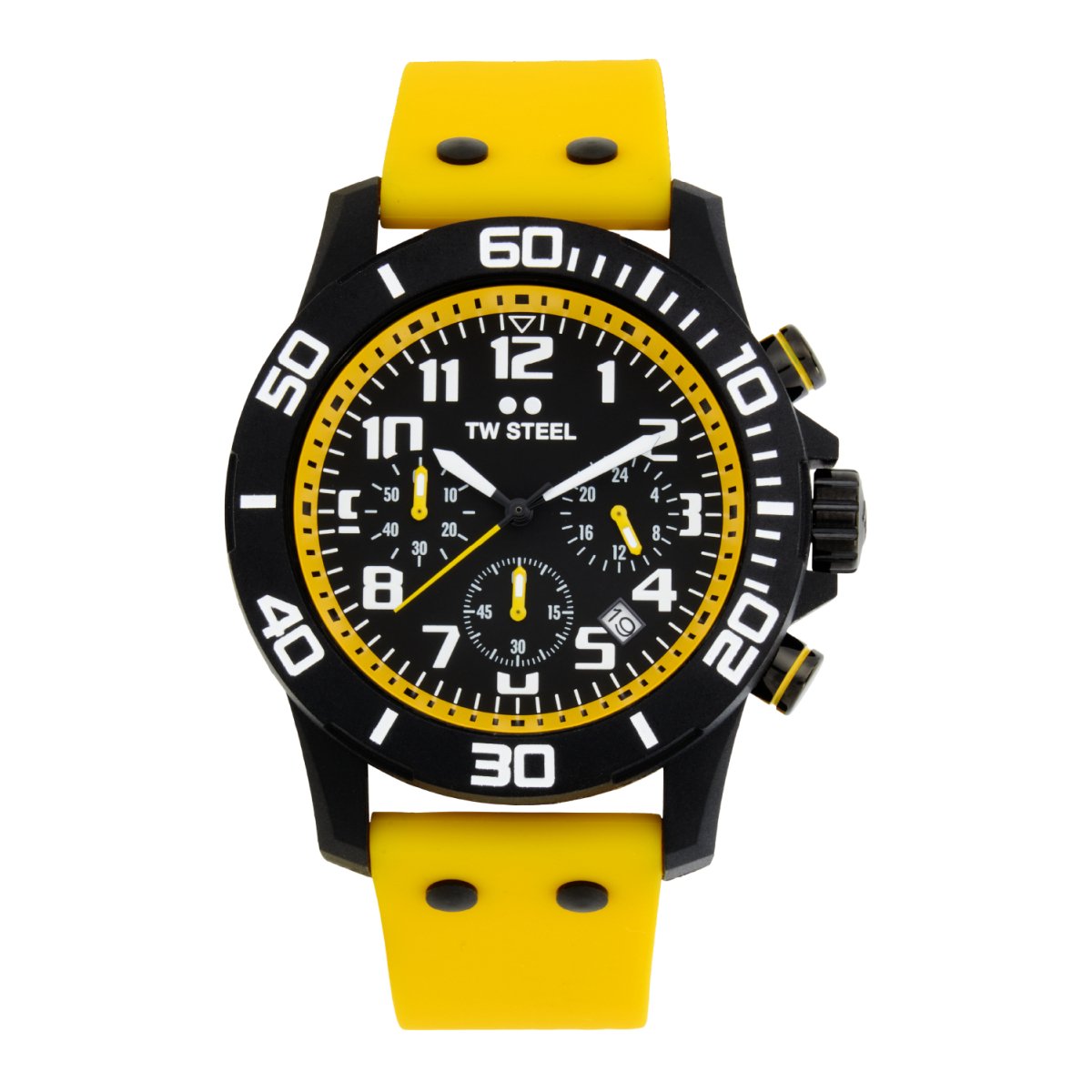 TW Steel Yellow & Black Carbon Men's Watch | CA3 | Time Watch Specialists