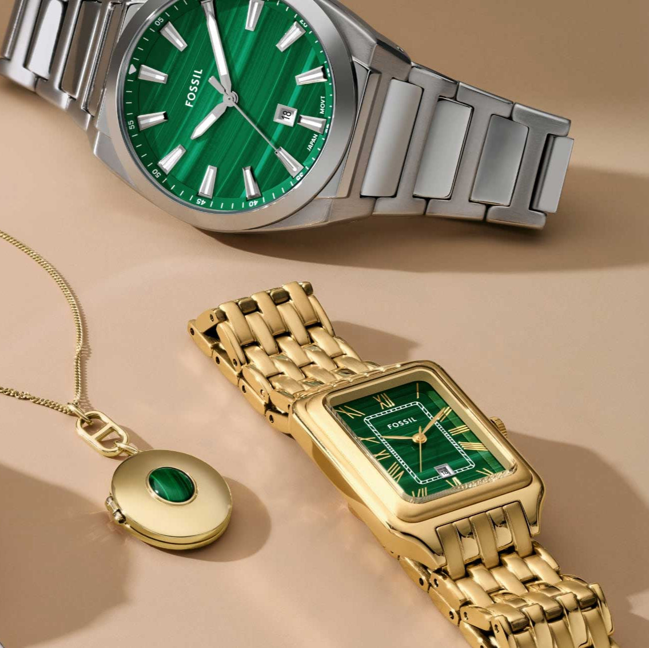 Buy Fossil Raquel Green Dial Gold Analog Women's Watch