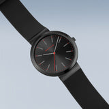 Bering Classic Black Dial Black Strap Men's Watch | 10141-402