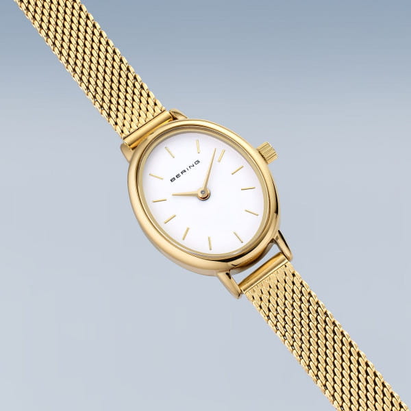 Bering Classic Polished Gold Women's Watch | 11020-334