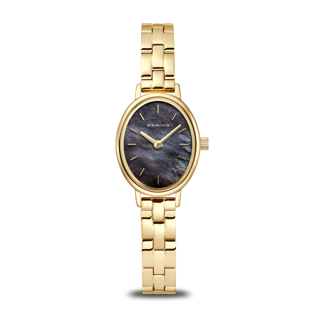 BERING Classic Black Dial Black Stainless Steel Bracelet 20mm Women's Watch | 11020-732T