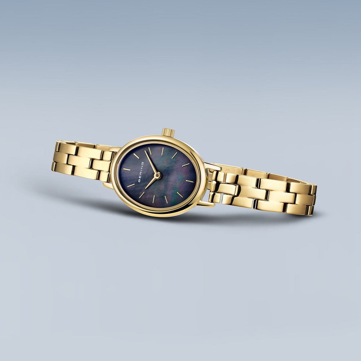 BERING Classic Black Dial Black Stainless Steel Bracelet 20mm Women's Watch | 11020-732T