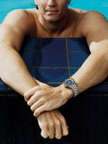 Emporio Armani Blue Sea Explorer Silver Stainless Steel Men's Watch | AR60090