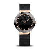 Bering Ceramic Polished Rose Gold Women's Watch | 11435-166