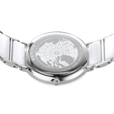 Bering Ceramic Silver Dial Silver Ceramic Strap Women's Watch | 11435-753