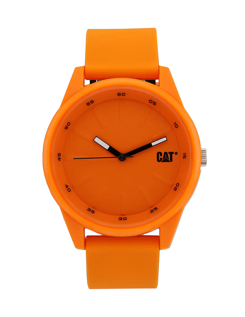 CAT Insignia 1.2 Orange Case Orange Dial Orange and Black Strap Men's Watch | LJ.180.28.828