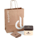 Bigotti Square Black Multi-Dial Rose Gold Luminous Hands Stainless Steel | BG.1.10555-3