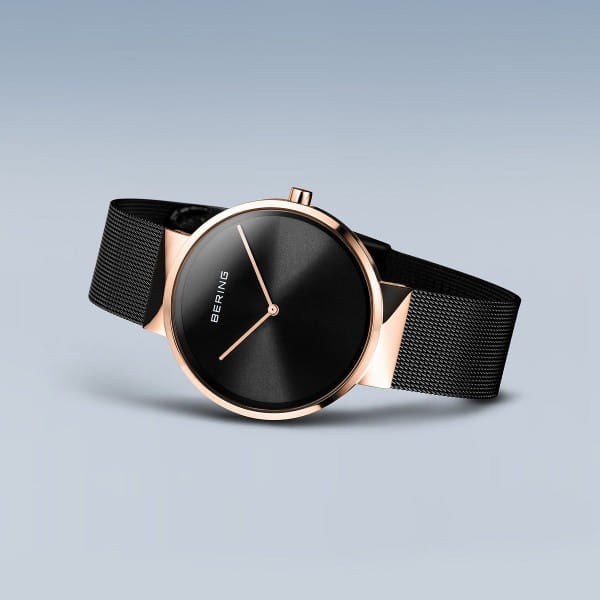 BERING Classic Polished/Brushed Rose Gold Women's Watch | 14539-166