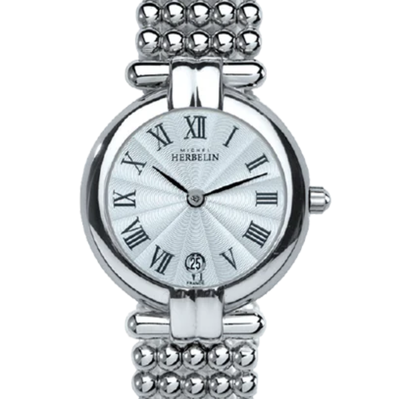 Herbelin Perles Ivory White Dial Stainless Steel Unisex Watch | 16873B08