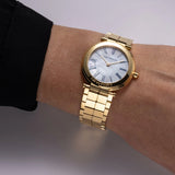 Herbelin Newport Slim Mother of Pearl Gold Women's Watch | 16922BP09