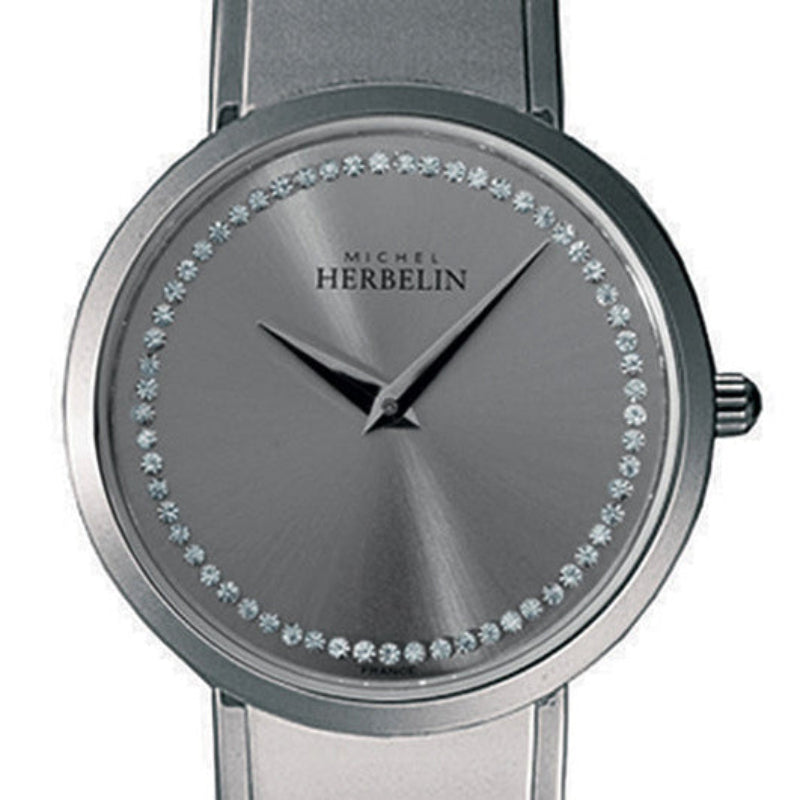 HERBELIN M-Band Two-Tone Stainless Steel Silver Sunray Dial Women Watch | 17082/B62
