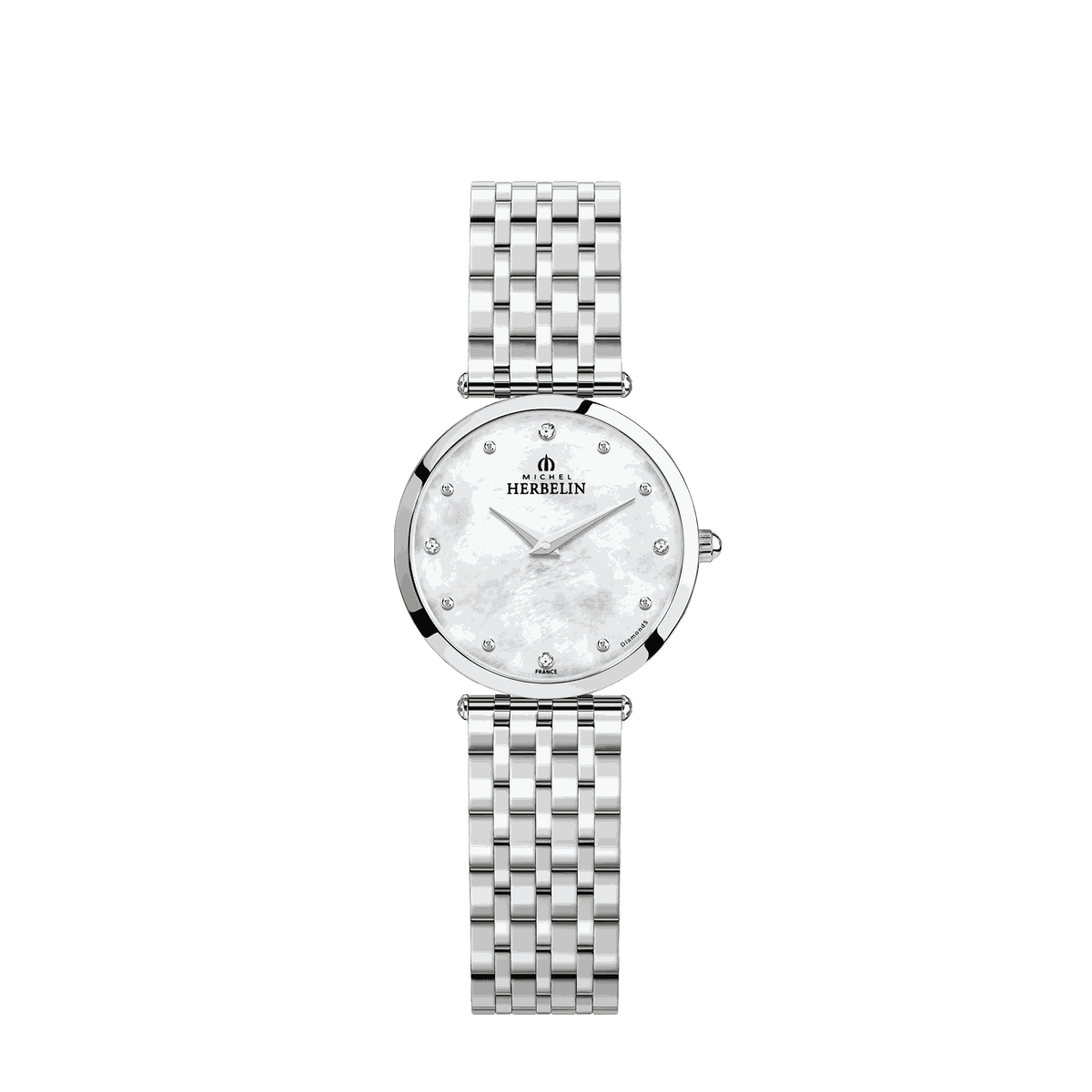 Herbelin Epsilon Mother of Pearl Dial Diamond Indices Women’s Watch | 17116/B89