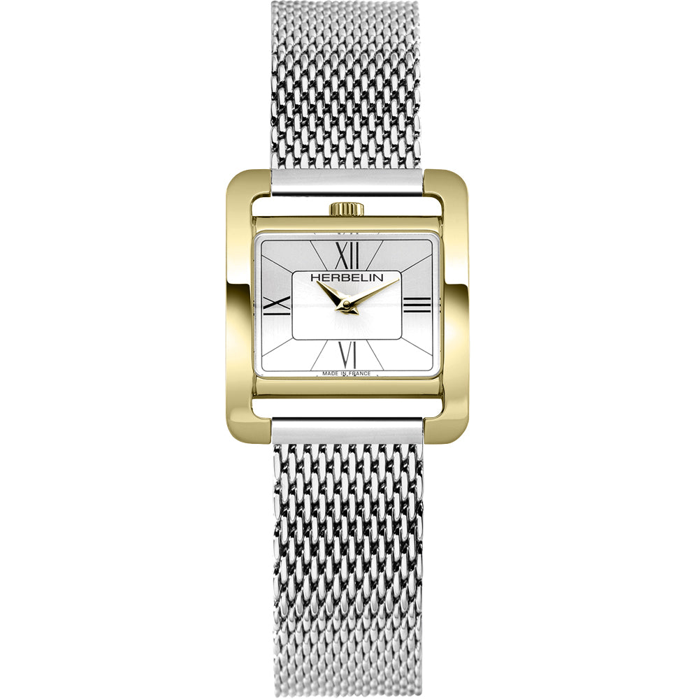 Herbelin 5th Avenue Silver White Dial Stainless Steel Women’s Watch | 17137P08B