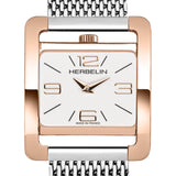 Herbelin 5th Avenue Silver Sunray Dial Rose Gold Women’s Watch | 17137PR11B