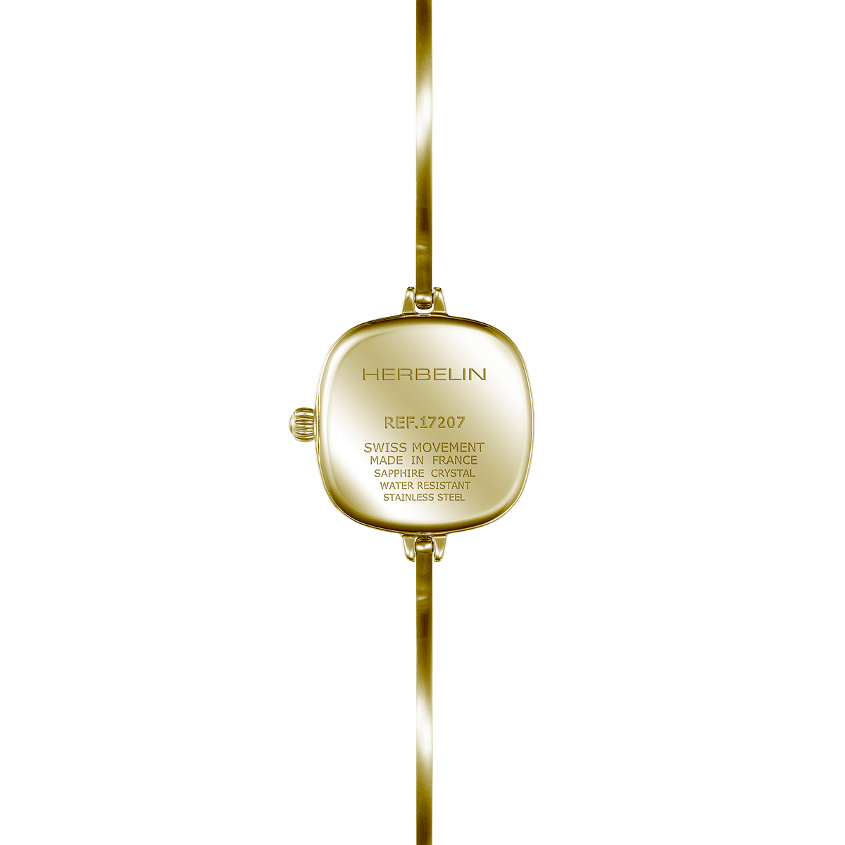 HERBELIN Fil Silver White Dial Rose Gold PVD Women’s Watch | 17207/BP11