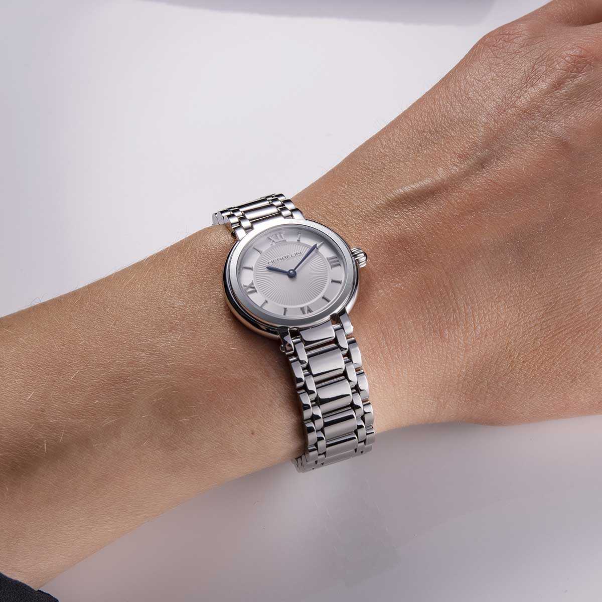 Herbelin Galet Silver Sunray Dial Stainless Steel Women’s Watch | 17430B28